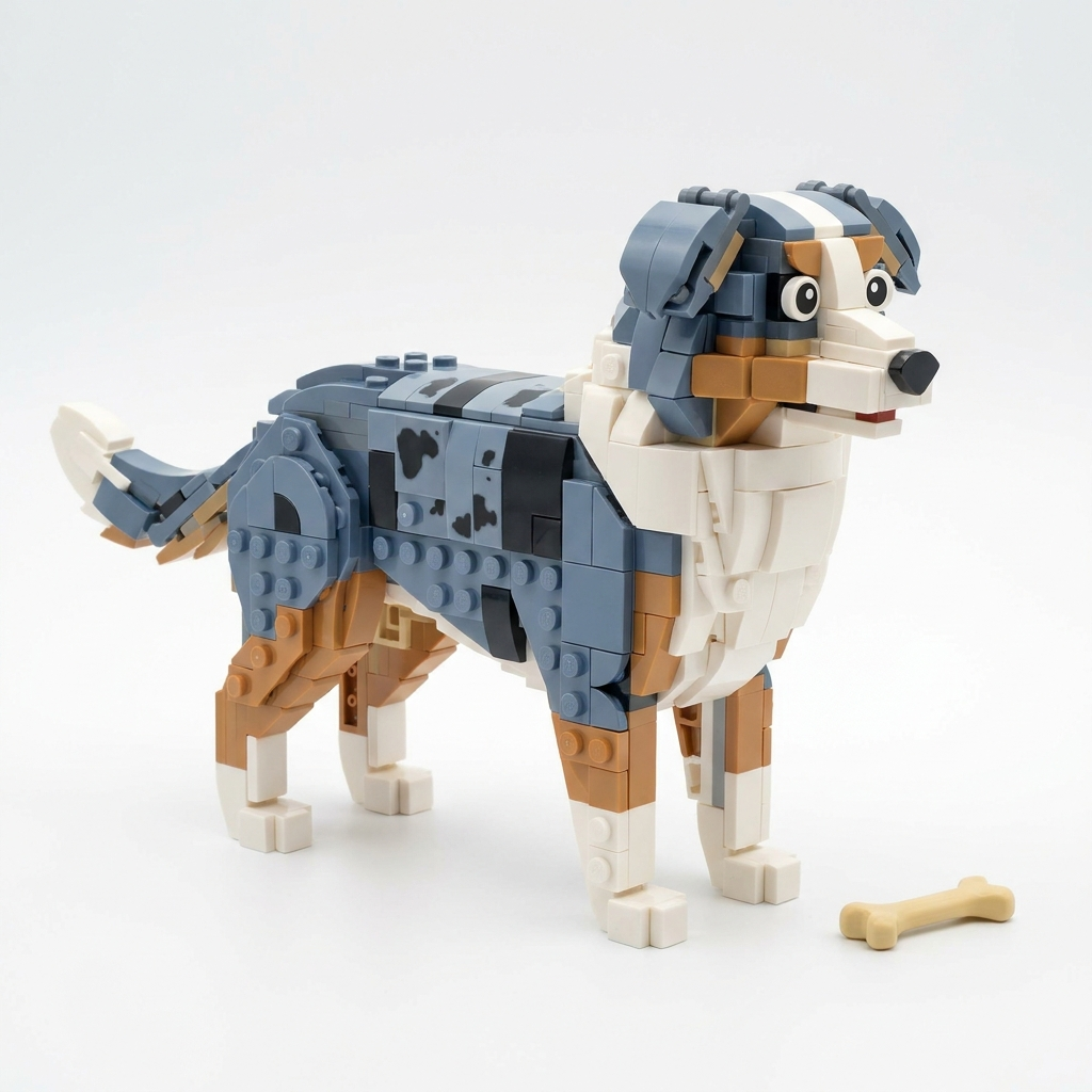 Australian Shepherd LEGO figure