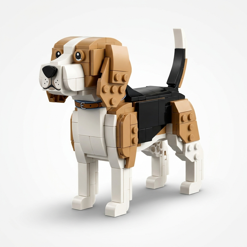 Beagle LEGO figure