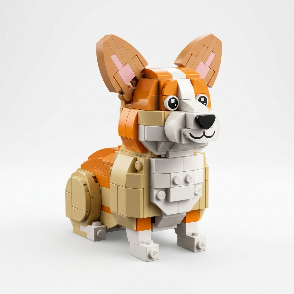 Corgi LEGO figure
